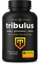 NutraChamps Trib Terulusris for Men, 2000 mg Supplement Alert for Energy, Vitality, Stamina & Performans, Ekstra Kuvvet Saponins, 90 Vegan Capsules