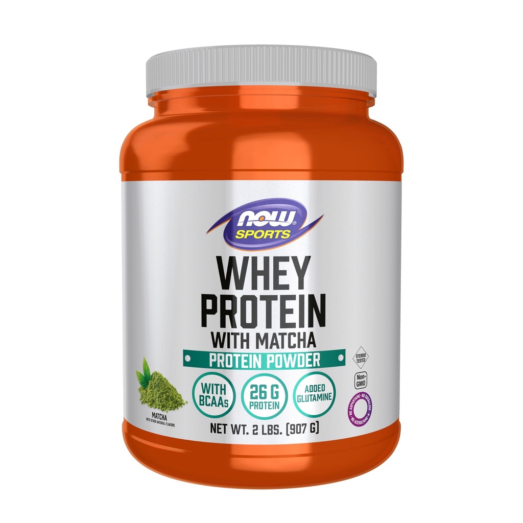 Şimdi Spor Beslenme, Whey proteini, 24 G ile BCAAs, Matcha Toz, 2Pound