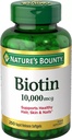 Nature's Bounty Biotin 10.000 mcg, 250 Hızlı Yayın Softgels