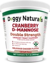 Köpek ve Kediler için Cranberry D-Mannose Urinary Tract Enfeksiyon Destek Önlemleri ve Eliminates UTI, Bladder Enfeksiyon Kidney Desteği 11.4 oz (Çift Güçlü Yumuşak Chew, 120 Soft Chew)