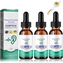 REYROB 3 Pack Cortexi Tinnitus Tedavisi, [1x30ML] Cortexi İşitme Destekleri,Cortexi Advanced Formula Drops for Ear Health