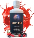 Nucleus Liquid Vitamins - Πολυβιταμινούχο ποτό διατροφής για άνδρες και γυναίκες, ζάχαρη και γλουτένη, χορτοφαγική πολυβιταμίνη συμπλήρωμα, χωρίς τεχνητές γεύσεις ή γλυκαντικά - 32 oz (Passion Berry Flavor)