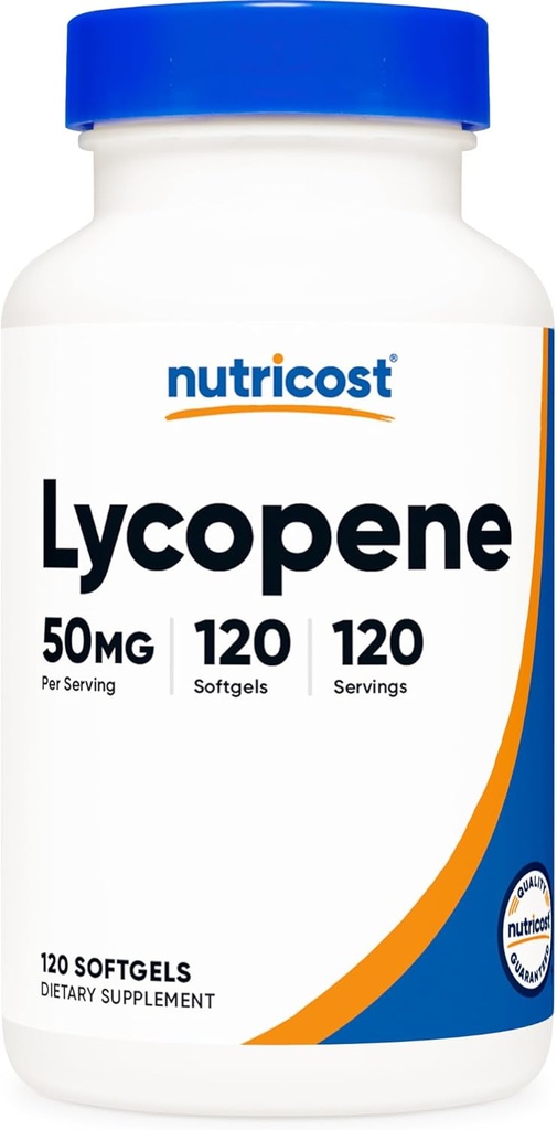 Nutricost Lycopene 50 mg Softgels (120 Softgels)
