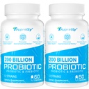 200 Milyar Cfus 12 Strains Probiyotik, 3 Organik Prebiyotik, Kadınlar için Probiyotikler, Immune, Gut, Digestive Health, Raf Stable, Non GMO, 120 Caps (120-Days Supply)
