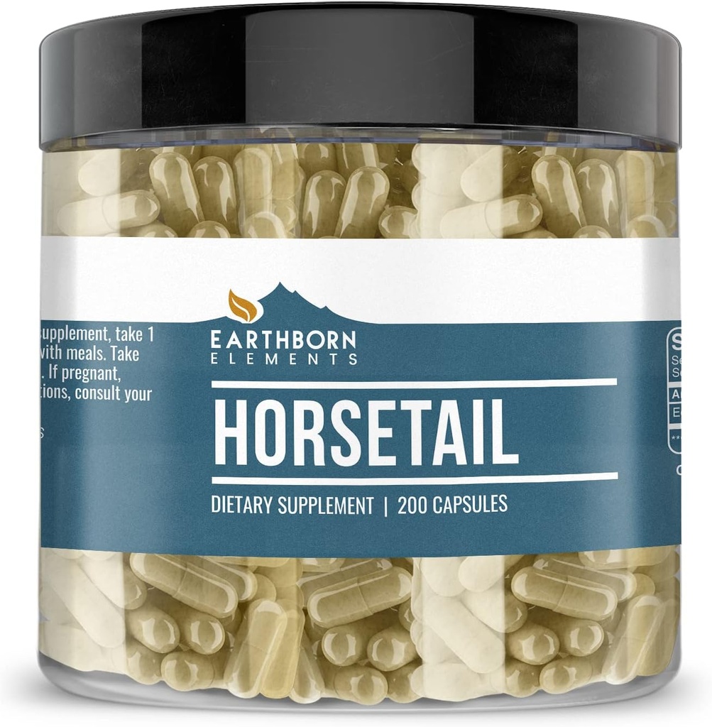 Earthborn Elements Attail 200 Capsules, Pure & Undiled, No Wordss