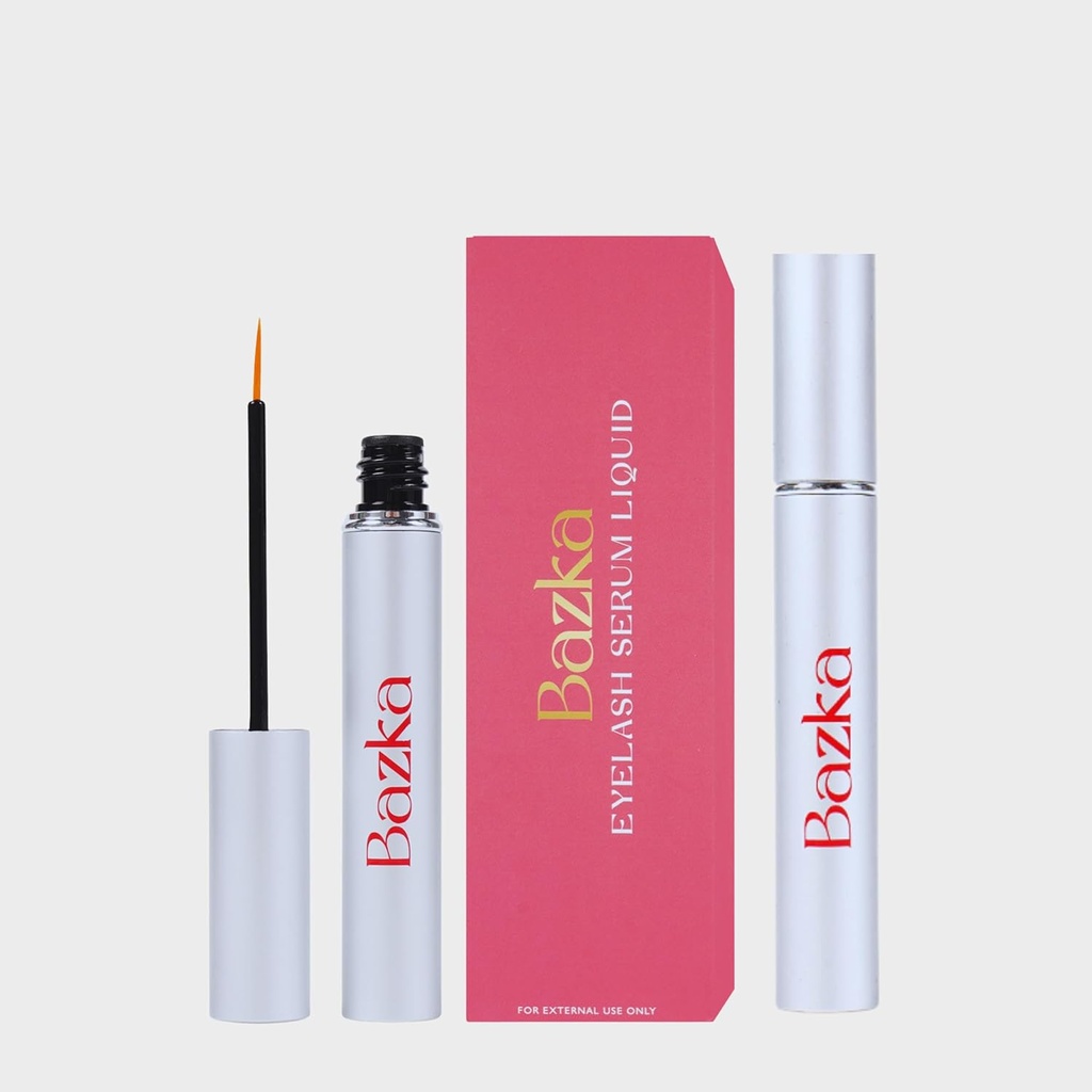 Bazka Eyelash Serum: Gelişmiş Lash Büyüme ve Kalınlık, Uzuner & Nourishing Formula for prevent Moisture Kayıp, günde iki kez (3.5mL)