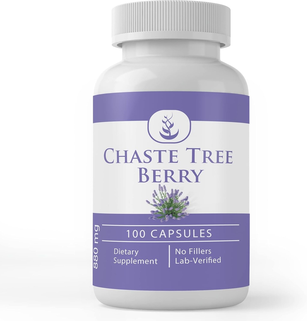 Pure Original Materialss Chaste Tree Berry Ekstraksiyon, (100 Capsules) Her zaman Pure, Hayır Katkılar Or Fillers, Lab Onaylandı