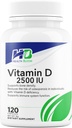 D 2500IU | 120 Capsules | Health Bloom |Vitamins and Minerals Capsules