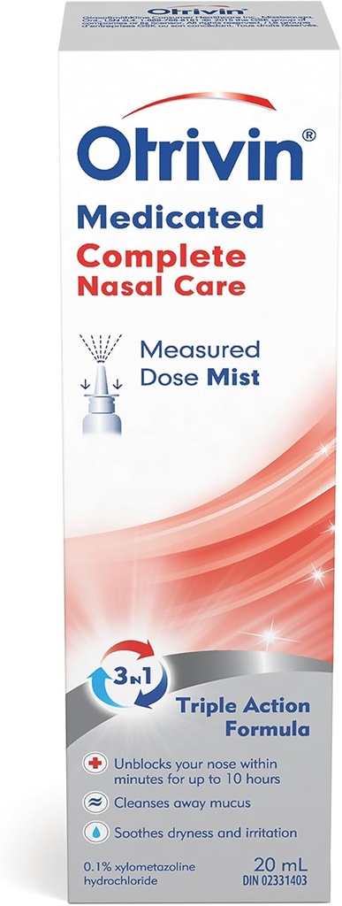 Otrivin Medicated Complete Nasal Care (Spray) (Μέτρηση δόσης)