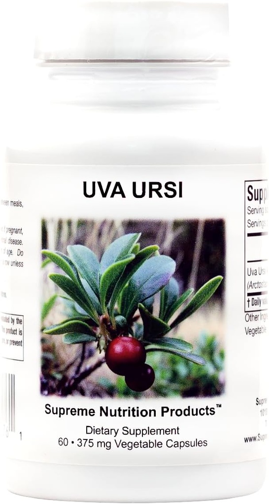 Yüksek Beslenme Uva Ursi, 60 Pure Bearberry Vegetarian Capsules