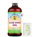 Çöl Aloe Vera Gel'in Lily - İçsel Filtreli Aloe Vera Drink, Saber Consistency,Digestive Enzymes for Gut Health, Stomach Relief, Wellness Glowing Skin 16 Fl Oz Gelly Sachet Dahil.