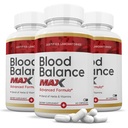 Justified Laboratories (3 Pack Blood Balance Max 1295 Formula Supplement Pills 180 Capsules