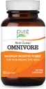 Real-ZymesTM OMNIVORE Digestive Enzymes Supplement with Probiotics for Better Digestion - Φυσική Υποστήριξη για την ανακούφιση του Bloating, Αέριο, Belching, Διάρροια, Δυσκοιλιότητα, IBS, κλπ. - 30 Caps