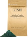 PURE ORIGINAL INGREDIENTS Spirulina Powder (1 lb) Green Algae Superfood with Phycocyanin