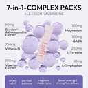 JustCalm Tozlu İç Mix – Stresli Kortisol Seviyeleri Rahatlama ve Daha İyi Uyku – Magnezyum, D, Valerian Root, Tyrosine, GABA & Shoden® Ashwagandha – Non-GMO – 10 Ct