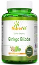 NutreeVit Ginkgo Biloba Βότανο συμπλήρωμα κάψουλες (60 κόμης)