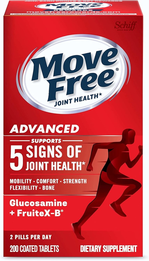 Free Advanced Glucosamine Chondroitin +uba Fructoborate Ortak Destek Tamamını Harekete Geçin, Destek Hareketlilik Flexability & Bone - 200 Tabletler (100 hizmet eder)*