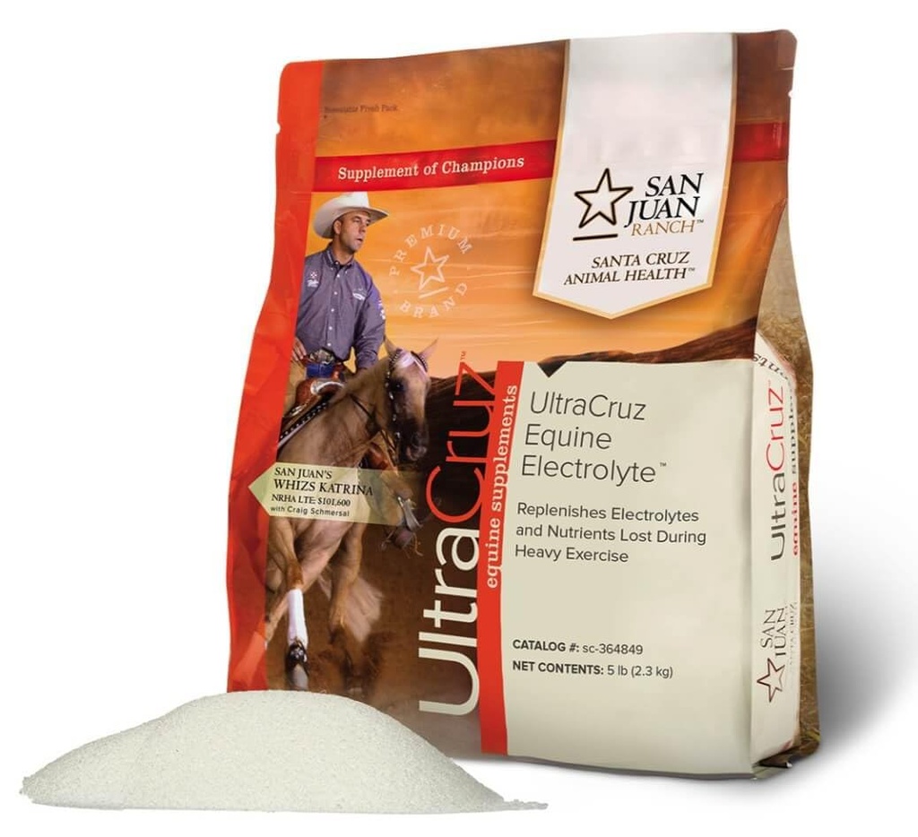UltraCruz-364849 Atlar için Equine Electrolyte Supplement, 5 lb, Toz (40 Day Supply)