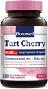 Bonawell Tart Cherry Capsule 60:1 Ekstraksiyon, 30000 mg Güçlü, Montmorency Tart Cherries, Güçlü Uric Acid Cleanse, Mobility, 4 Ay Supply, 120 Capsules