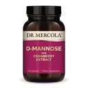 Dr. Mercola D-Mannose ve Cranberry Ekstraksiyon, 30 Hizmet (60 Capsules), Diyetsel Tamam, Destekler Urinary Tract Health, Non-GMO