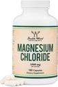 Magnezyum Chloride (Cloruro De Magnesio) - 180 Capsules, 1000 mg Per Servis, Destekler Digestive and Bone Health - Non-GMO and Gluten Free by Double Wood Supplements