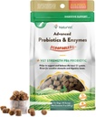 NaturVet Scoopables Advanced Probiyotiks for Dogs - Chewable Dog Probiyotiks & Digestive Enzymes - Pet için sağlıklı bir Gut - Hickory Smoked Bacon Flavor | 11oz Bag