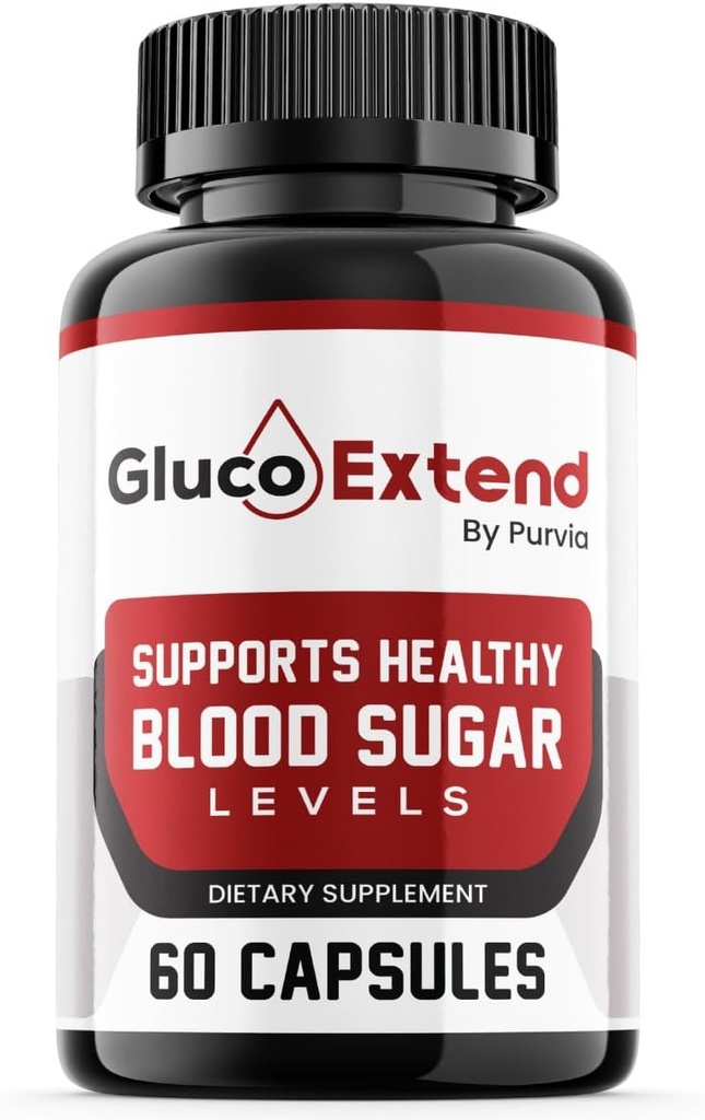 Gluco Advanced Formula Capsules, Gluco Capsules maksimum Güçlü Mix, Gluco İncelemeleri Gluco Pills Supplement - ABD Ekstra Güçlü Formula Gluco Genel Wellness Desteği Formula (60 Capsules)