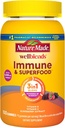 Nature Made Wellbleds Ανοσοποιητικό & Superfood, Gelderberry Gummies with Acerola Cherry Extract, Plus Βιταμίνη C + Βιταμίνη D, ανοσοποιητικό συμπλήρωμα υποστήριξης, 100 Gummy Βιταμίνες