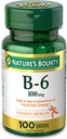 Doğa?s Bounty Vitamin B6, 100 mg, Tabletler, 100 Ct.