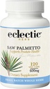 Eclectic Herb - Saw Palmetto Capsules | Urinary Tract & Prostate Health Supplement for Men | Supports Male Health | Non-GMO, Vegan, Gluten Free (120 CT | 600 mg)