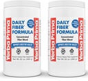 Yerba Prima Daily Fiber Formula - 20 oz Toz (Pack of 2) - Unflavored, Interd Comb of ► / In resolve, Psyllium Tohum Husks, Acacia Gum, Apple Fiber Supplement - Regularity Colon Cleanser