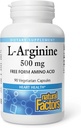 Natural Factors - L-Arginine, Supports Muscle Metabolism, 90 Vegetarian Capsules