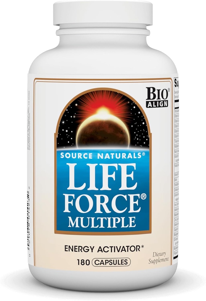 Source Naturals Life Force Multiple Energy Activator*, 180 Capsules