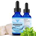 Absonutrix Pregnenolone with L-Theanine Advanced Formula 390 mg, 4 Oz Liquid, 302 Services, Made in USA, Quick Abxia, Quality Potent Malzemeler, Non-GMO, GMP sertifikalı Tesis