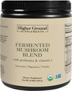Fermented Mushroom Mix | 6 Premium Grown Mushrooms | Prebiyotikler, Fiberler ve Immunity için C vitamini | Gluten-Free | 210g | Gluten-Free | 210g