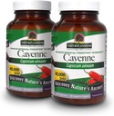 Nature's Answer Cayenne Pepper Powder Capsule Supplement, 90-Count | Natural Metabolism Booster | Promotes Cardiovascular Health | Helps with Digestion & Circulation (Pack of 2)