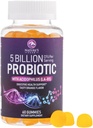 Probiyotik Gummies 5 Milyar CFU - Daily Probiyotik Gummy Supplement for Women, Men & Young - Natural Digestive Health, "Good" Gut & Immune Support with 6 Pro Biotic Strains - Orange Flavor - 60 Count