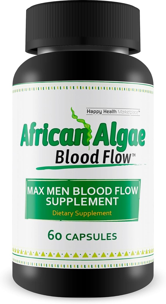Afrika Algae Blood Flow - En İyi Circulation Supplement - Better Blood Flow Circulation Supplements - Max Men Blood Flow Supplement Pills - Advanced Blood Flow Capsules