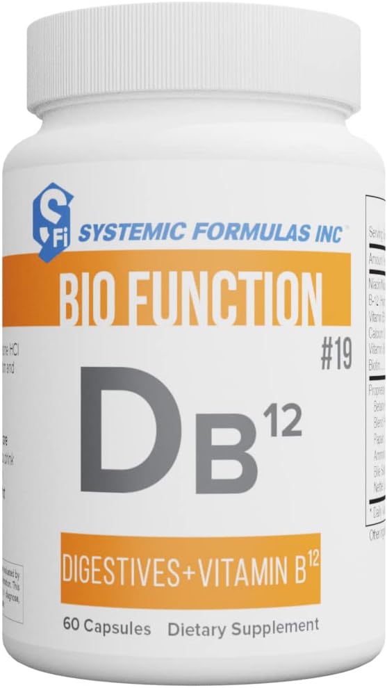 Systemic Formulas DB12 Digest VIT. B12 - Digestives + Vitamin B12. B12 Geliştirilmiş B12 Absorpsiyon.