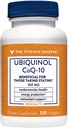 The Shoppe Ubiquinol CoQ-10 100 mg - Bu Takma Statinleri için Beneficial - Destekler Kalp ve Hücre Sağlığı ve Sağlıklı Enerji Üretimi, Temel Antioksilar - Daily (120 Softgels)