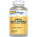 Solaray Mega Multi Mineral, Daily Mineral Complex με ασβέστιο, σίδηρο, μαγνήσιο, ψευδάργυρο, και περισσότερα σε εξαιρετικά απορροφήσιμες χημικές μορφές, συνολική υγεία και ανοσοποιητική υποστήριξη, 50 εξυπηρετούν, 200 κάψουλες