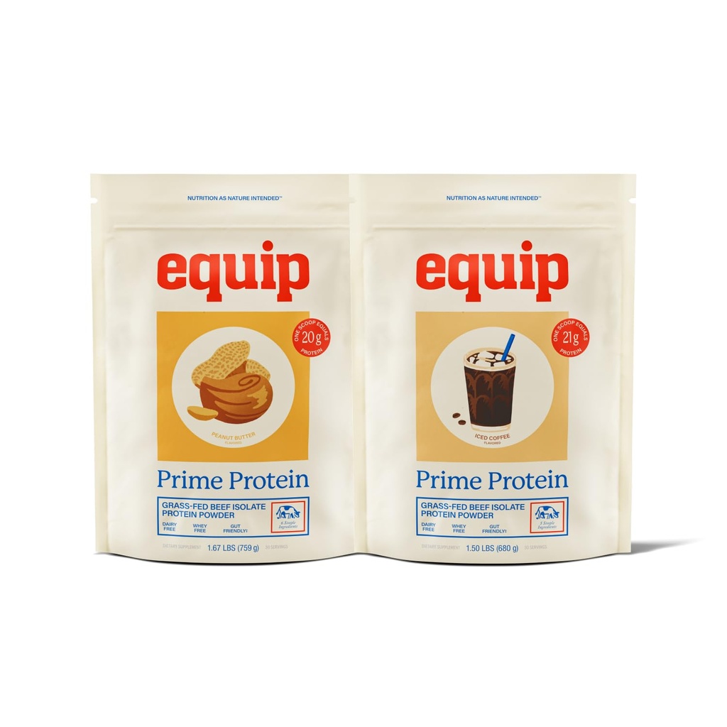 Equip Gıdaları Prime Protein Toz Peanut Butter & Prime Protein Toz Buzlu Kahve