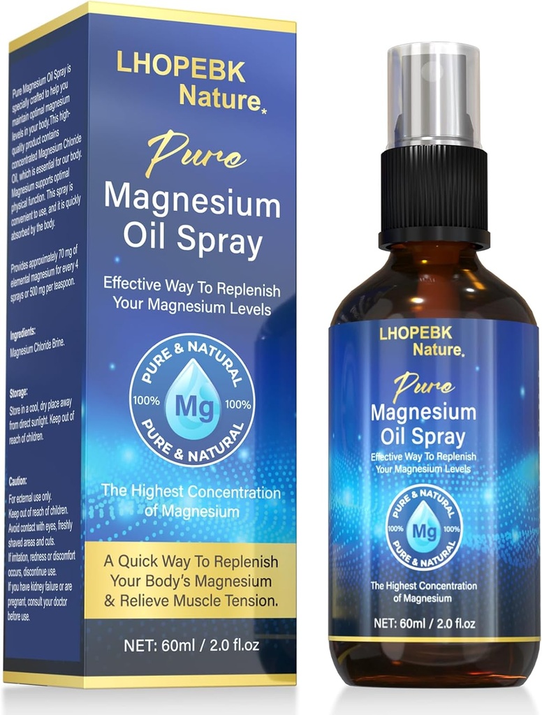 Magnezyum Petrol Kombinasyonu: Ayaklar için 2 Fl Oz Pure Oil Magnezyum Easy Magnezyum için Absorb Uygun Tüm Cilt Tipleri için Uygun