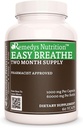 Remedy'nin beslenmesi Easy Breathe | 1.000 mg, 60 Vegan Capsules Proprietary Herbal Diyeter Supplement | Two Moon Supply