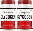 (2 Pack) Easy Flow Glycogen Support - EasyFlow Glycogen, Easy Flow, Easy Flow Glycogen Support Easy Flow, Glycogen, Glycogen Easy Flow, 60 Capsules for 2 months