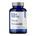 Utzy Naturals Micro Melatonin | Low Dose Melatonin 25006 | Natural Cherry ile | Çocuklar için Güvenli | ABD'de Yapılan | 120 Tablet
