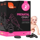 Zahler DHA & Folate ile Prenatal Vitaminleri - DHA Supplements & Prenatal Multivitamin for Mother and Child - Kosher Prenatal DHA Prenatal Vitaminler Demir, Pre Natal Softgels (120 Kont)