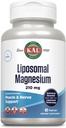 KAL Liposomal Magnezyum Oksit 210 mg High Abvitamin, Liposomal Teknolojisi, Essentials Kas Desteği, Gelişmiş Formula, Vegan Capsules, Gluten Free, No Soy, 60 Hizmetler