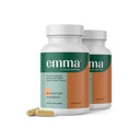 Emma Gut Health - 2 Pack - Gaz ve Bloating Relief, Constipation, Leaky Gut Tamir - Gut Cleanse & Restore Digestion - Regulate Bowel Hareketi. Probiyotikler ve Laxative Alternative, 120 Capsules