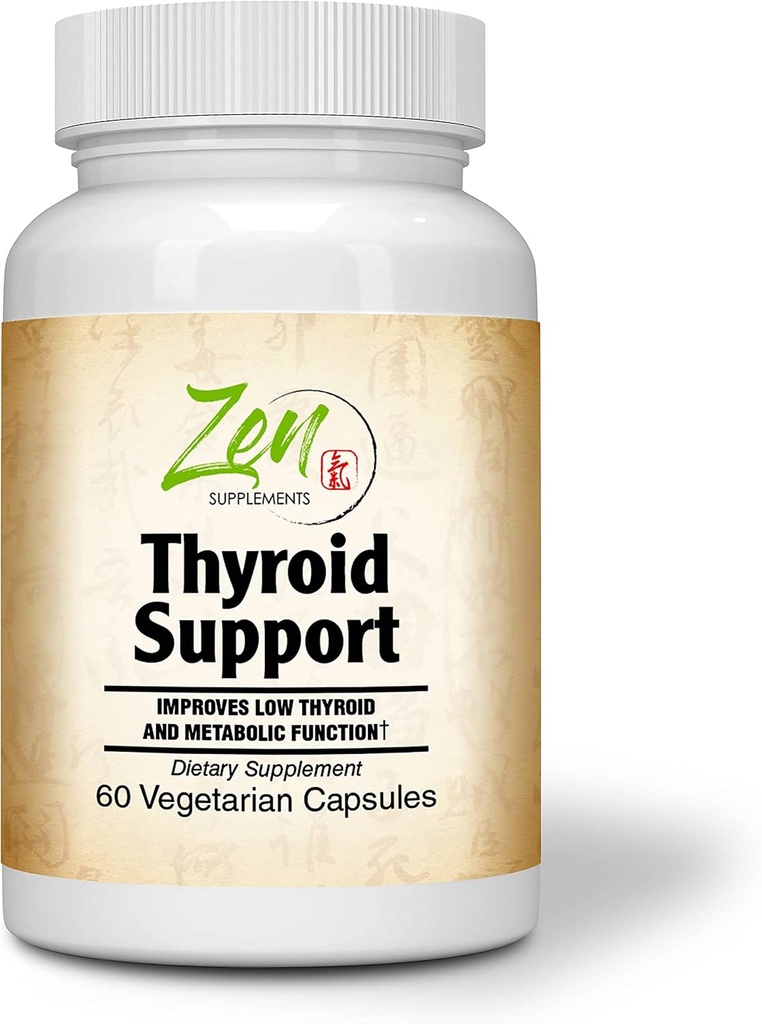 Tiroid Destek Tamamını Tamamlayın - Düşük Tiroid Enerji ve Metabolik Fonksiyonlar - Kelp Iodine, Ashwagandha, Copper, A, C, D3, B6 & More - Yourroid Support for Women & Men - 60 VegCaps